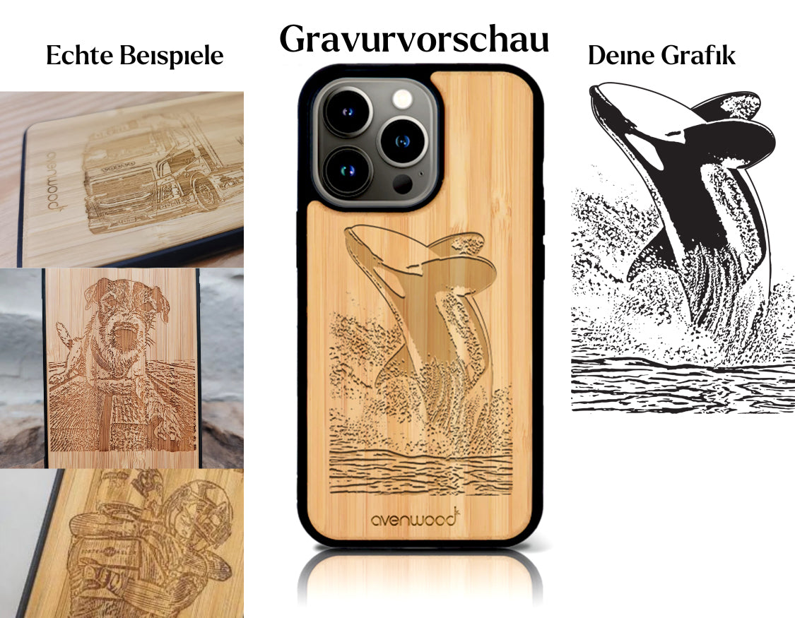 INDIVIDUEL iPhone 14 Pro Max bambou plastique